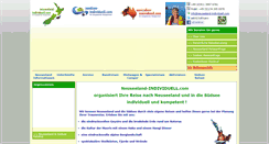 Desktop Screenshot of neuseeland-individuell.com